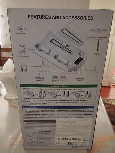 kabel av ps3: PS5 üçün Multifunksional Soyuducu Fan 3 Rejimli soyutma ve 2 eleva — 3