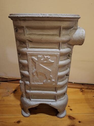 mebel içi sobalar: Döküm soba korpusu (odun/kömür sobası üçün) - Material: ağır tökmə — 1