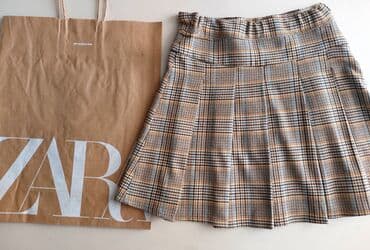 детские юбки в клетку: Юбка, 10 - 12 лет, Zara Kids — 1