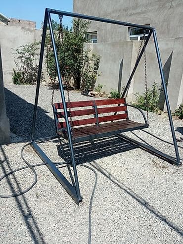 qamak yellencek: Yqelləncək qalın stenka turba 7lə yıgılıb qiyməti 250manat — 3