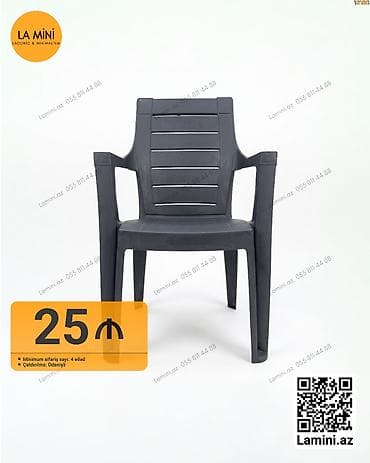 Plastik kreslo – LA MINI dizaynı - Material: möhkəm plastik - Rəng