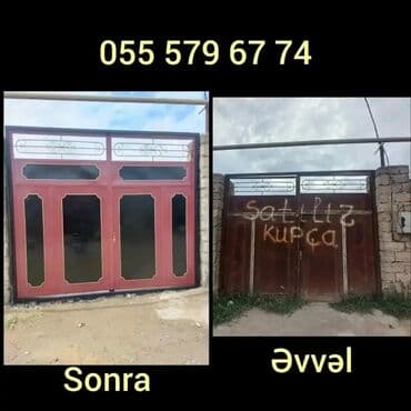 Məişət kimyəvi maddələri: 1️⃣ darvazalari̇n renglenmesi̇ xi̇dməti̇ növbəti̇ el i̇şi̇mi̇z 😍 — 2