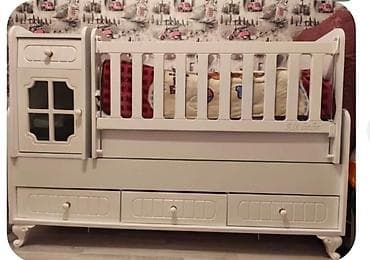 ana qucagi besik: Oğlan və qız üçün, Dördbucaq, Beşik, Yellənmə mexanizmsiz — 1