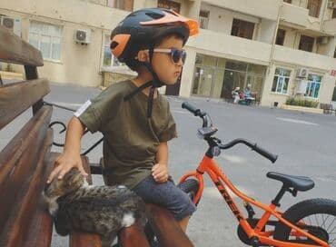 20lik velo: Dörd təkərli Uşaq velosipedi Trek, 16" — 2