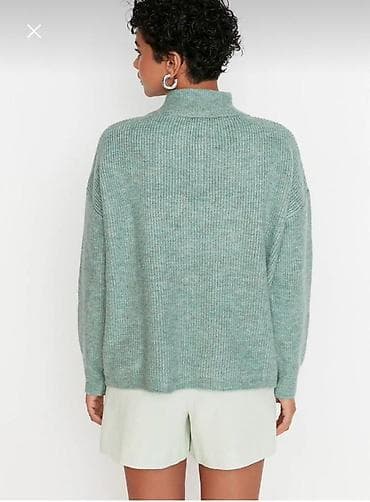 pull and bear: Sviter, Trendyolmilla, M, rəng - Yaşıl — 2