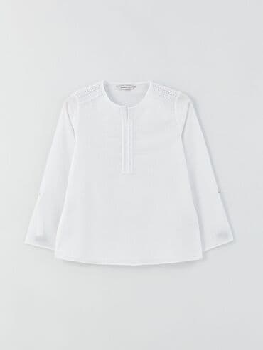 zara qadın: Блузка, состав 100% хлопок — 6