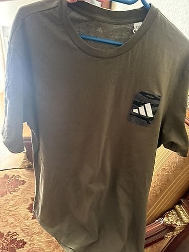 Futbolka, Adidas, L, rəng - Yaşıl — 1