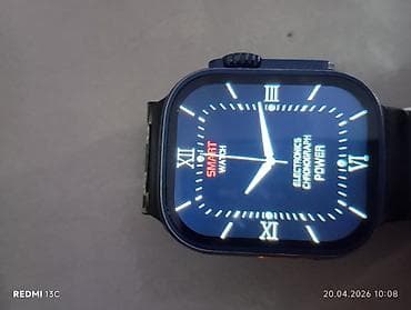 ucuz smart saatlar: Smart saat, Smart, Sensor ekran, rəng - Qara — 1