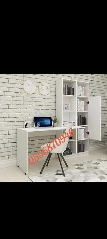 oxu masası: Oğlan və qız üçün, Yeni, Siyirməsiz, Yazı masası, Stulsuz — 7
