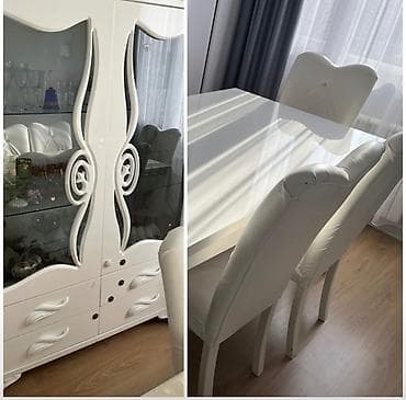 inversion stol: Stenka ve stol 6 stul bir yerde 300 manat.Stullarda xirda defektler — 1