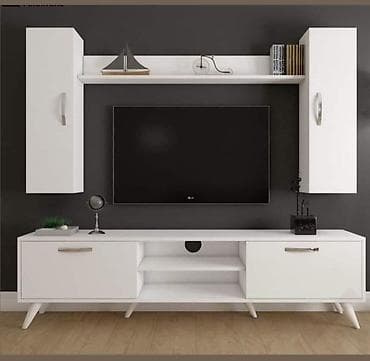 saat necedi: Düz TV altlığı, Polkalı, Laminat, Azərbaycan — 4