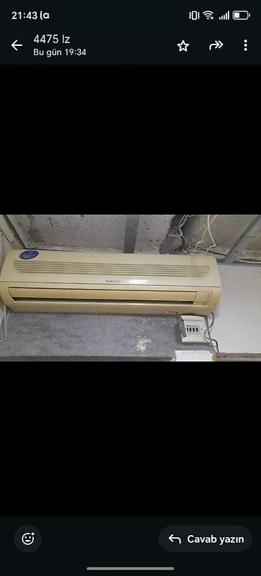 Samsung kandisaner 100 kv qazi azdi tam işlekdir Tecili evden