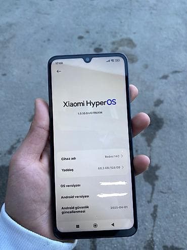 displey: Redmi 14C, 128 GB, rəng - Mavi — 3