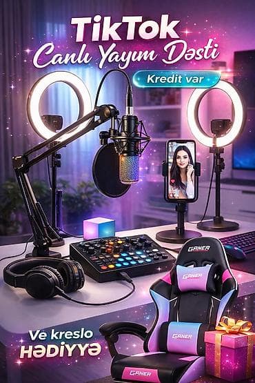 Mətbəx texnikası: TikTok Canlı Yayım Dəsti Peşəkar səviyyədə canlı yayım və kontent — 1
