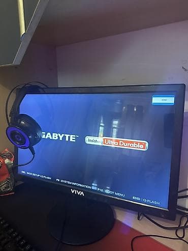 manitor guzgu: VIVA kompüter monitoru - Ekran ölçüsü: təxmini 21–22 düym (16:9 geniş — 2