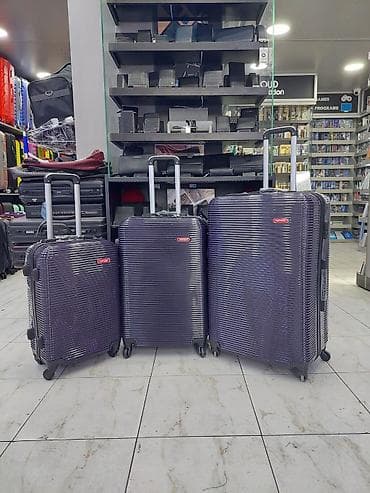 çamta: Sərt korpuslu 3-lü çamadan dəsti - Material: Zərbəyə davamlı sərt — 1