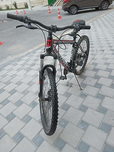 Спортивные велосипеды: START dağ velosipedi - Çərçivə: yüngül alaşımlı, qara-qırmızı dizayn — 1