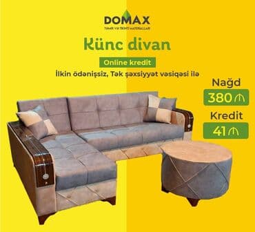 ikinci əl kunc divanlar: Künc divan, Qonaq otağı üçün, Yataq otağı üçün, Parça, Bazalı, Açılan, Kitab — 9