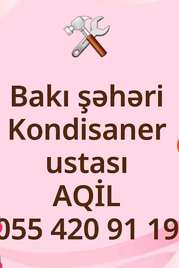 elektr: Təmir, Split kondisionerlər, Quraşdırılma — 1