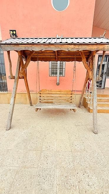 İşlənmiş, Skamya-yelləncəl, Zontikli, Taxta