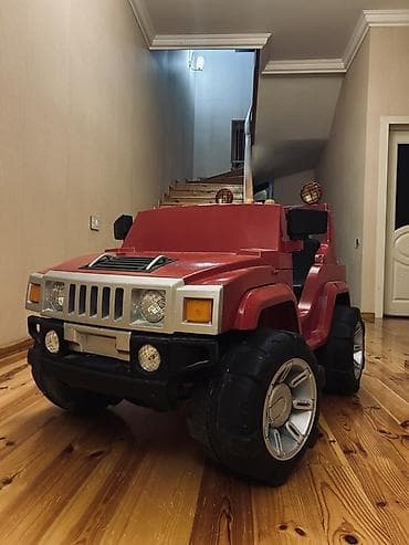 Uşaq elektrik maşını – off-road Jeep tərzi, qırmızı rəng BATAREKA