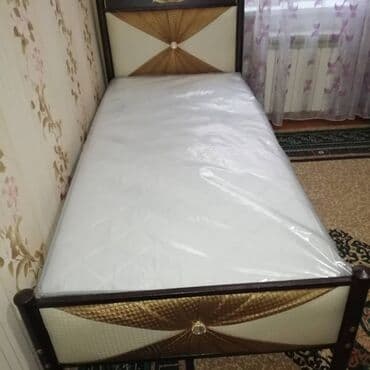 темир краватлар: Новый, Односпальная кровать, Без подьемного механизма, Без матраса, Без выдвижных ящиков, Азербайджан — 9