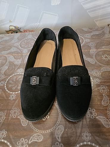 Мокасины и лоферы: Burberry, Размер: 39, цвет - Черный, Б/у — 3