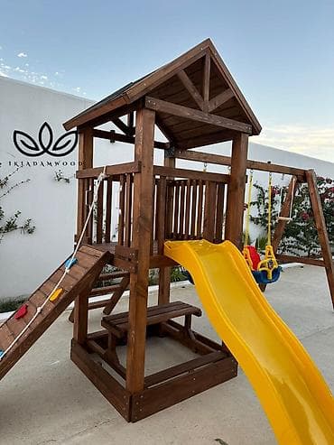 et taxtasi: Uşaq üçün taxta oyun kompleksi – həyət və bağ sahələri üçün - — 4