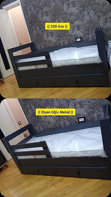 boks sekilleri: Oğlan və qız üçün, Yeni, Çarpayı, Bazasız, Matras ilə, Siyirməli — 1
