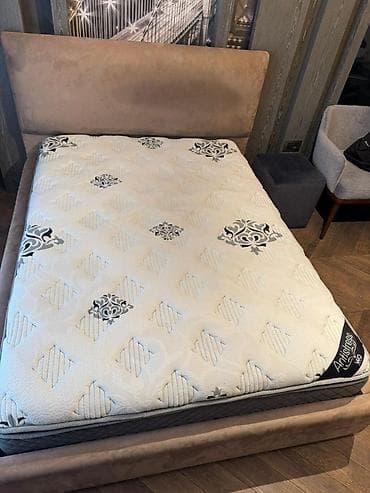 mebelim ucuzluq: İkinəfərlik çarpayı, Bazalı, Matras ilə — 3