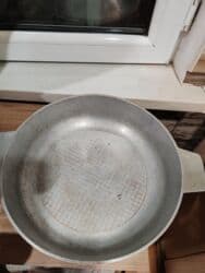 пробники и миниатюры: Qab işlənmiş alüminium 40 man böyük qab balaca aş süzən 10man — 2