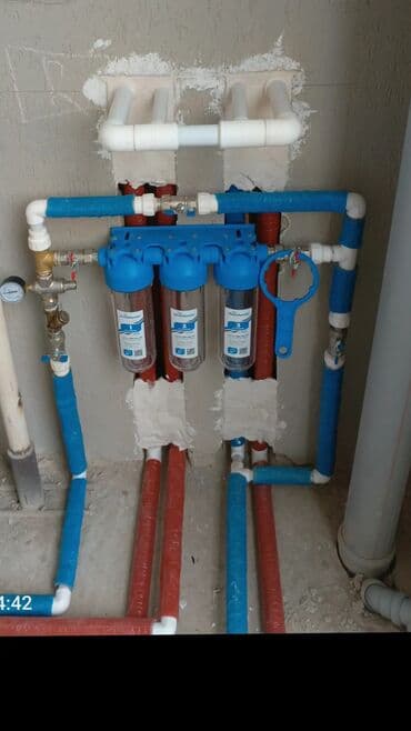 ремонт ванной комнаты и туалета: Salam her kese. Sekiller hamsi oz el iwimdi . Her cur santexnik işləri — 17