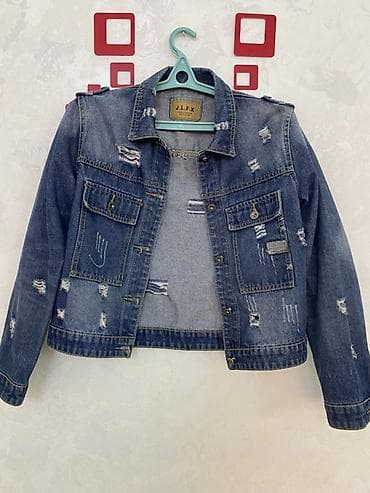 J.L.F.X denim gödəkçə - Material: qalın denim (pambıq qarışımı) - — 5