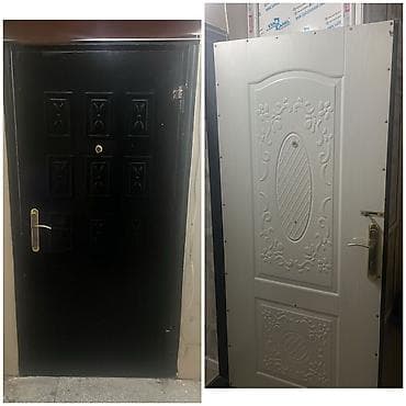 Seyf qapi 205/90sm 100azn Xirdalan 6000 leli Metall giriş qapıları