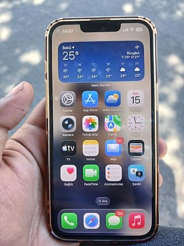 apple notebook: IPhone 16e, 128 GB, Qara, Simsiz şarj — 1