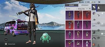PUBG Mobile hesabı – yüksək səviyyəli kolleksiya və nadir laboratoriya — 9