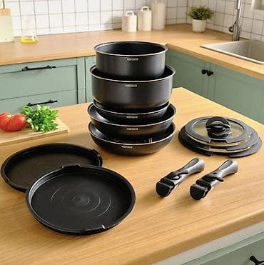 Tava, rəng - Qara, Alüminium, Karaca