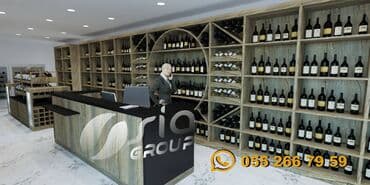 polimer gil satisi: Şərab evi vitrin mebeli Satlır — 1