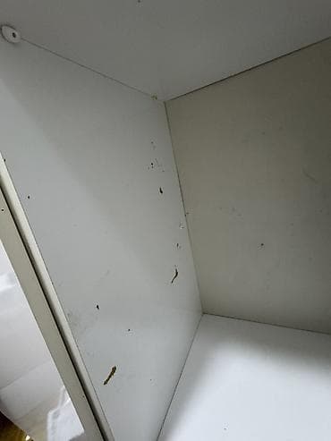 İşlənmiş, 6 qapı, Ağ, Digər material, Açılan, Düz dolab — 7