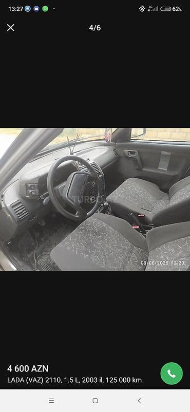 avcarka satılır: VAZ (LADA) 2110: 1.5 l | 2003 il Sedan — 5