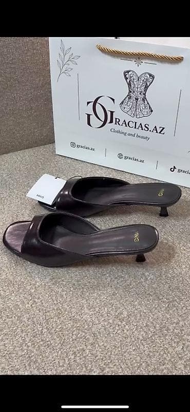 patchi шоколад цены: Mango qadın mules – minimalistik, zərif dizayn - Brend: Mango (1:1) — 3