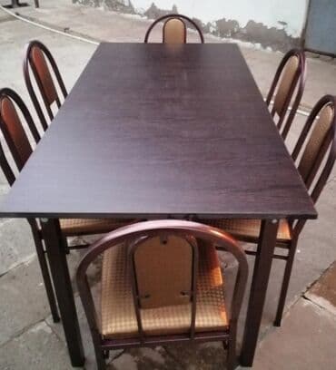 miz ustul: Mətbəx üçün, Yeni, Qatlanmayan, Stul — 27