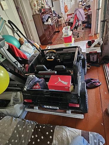 meymun yumşaq oyuncaqlar: Uşaq üçün elektrikli minik avtomobili – Mercedes G-Class üslubunda — 2