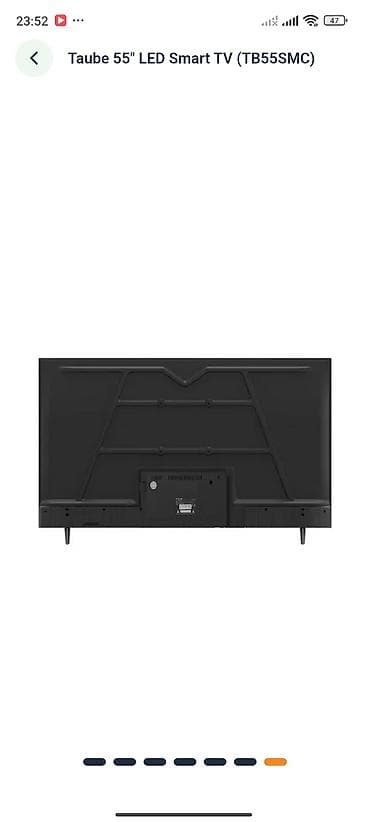 hp 250 g9: Taube 55" LED Smart TV (TB55SMC) - 55 düym geniş ekran, nazik çərçivə — 4