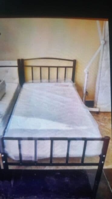 tek kravat işlənmiş: Təknəfərlik çarpayı, Bazasız, Matras ilə, Siyirməsiz — 2