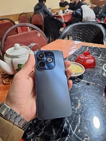 Infinix HOT 50 5G, 128 GB, rəng - Boz, Sensor