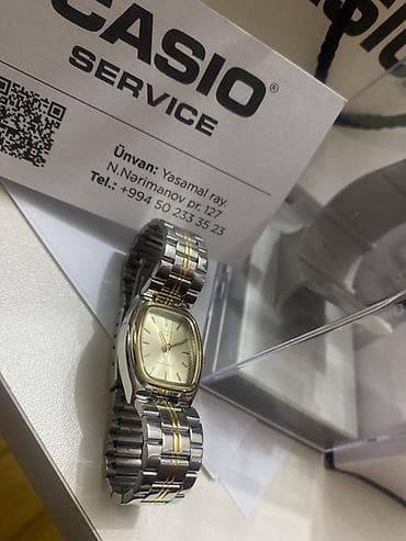 qol saatlari: Qol saatı, Casio, rəng - Qızılı — 3