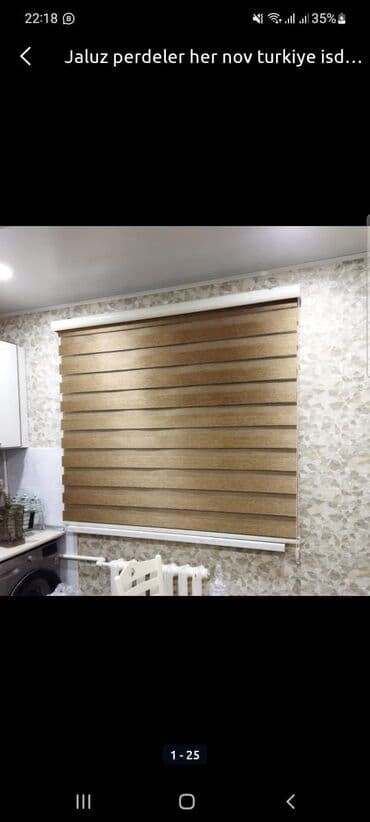 step deke: Jalüz pərdə ucuz  sok qiymətlər bizdə 2 ya 3 günərzində hazırlama — 15