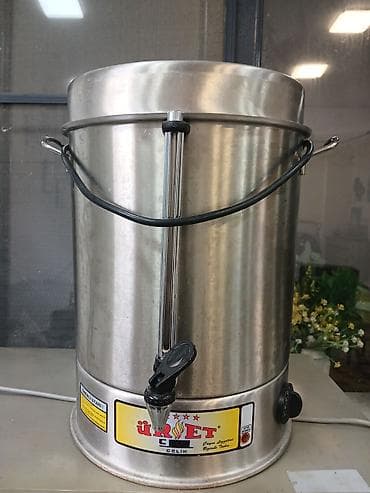 Mətbəx texnikası: Ürət (ÜRET) paslanmaz polad elektrikli su qızdırıcısı / samovar - — 1