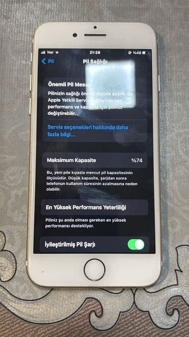 ikinci el ayfon 5: IPhone 7, 32 GB, Qızılı, Barmaq izi — 3